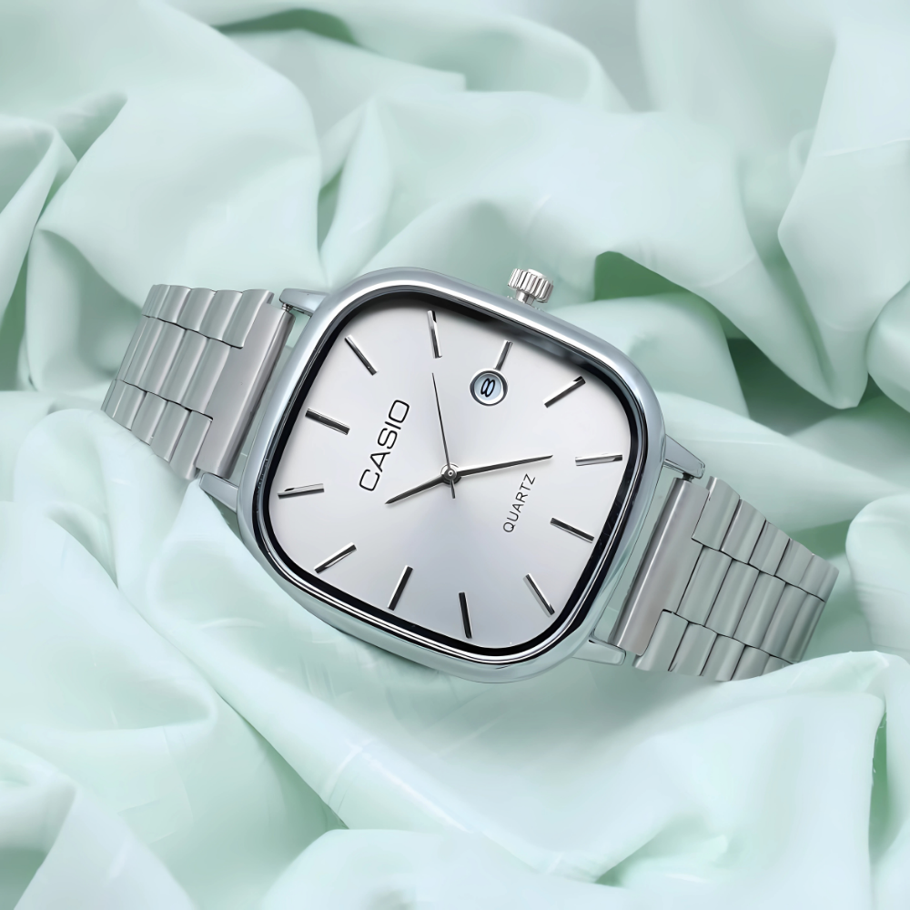 Casio Siyah Vintage Saat Çam Yeşili