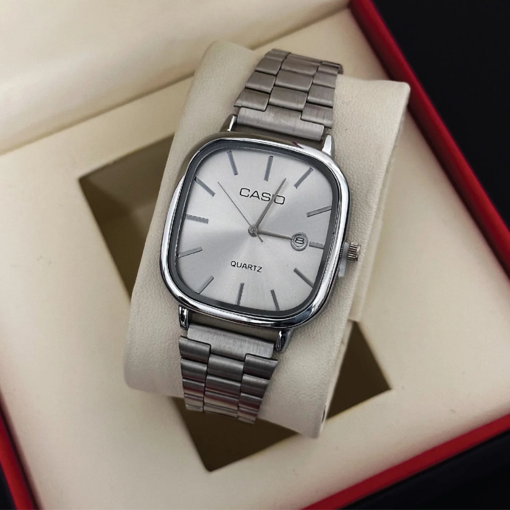 Casio Gri Vintage Saat Çam Yeşili