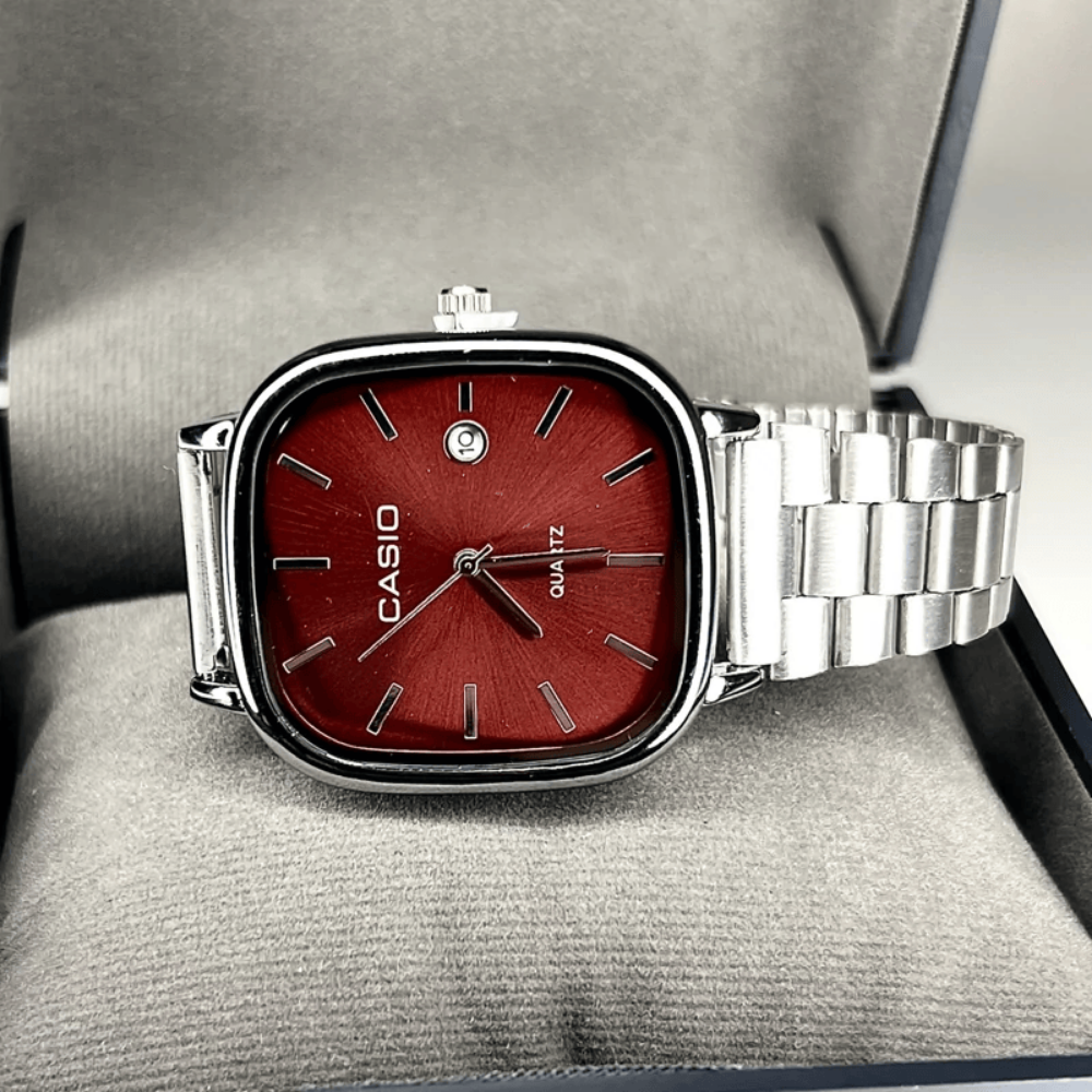 Casio Gri Vintage Saat Çam Yeşili