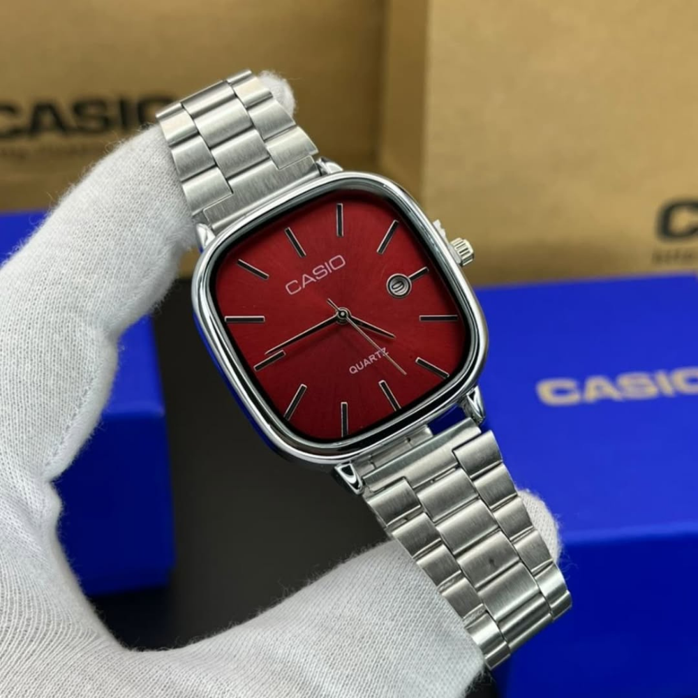Casio Gri Vintage Saat Çam Yeşili