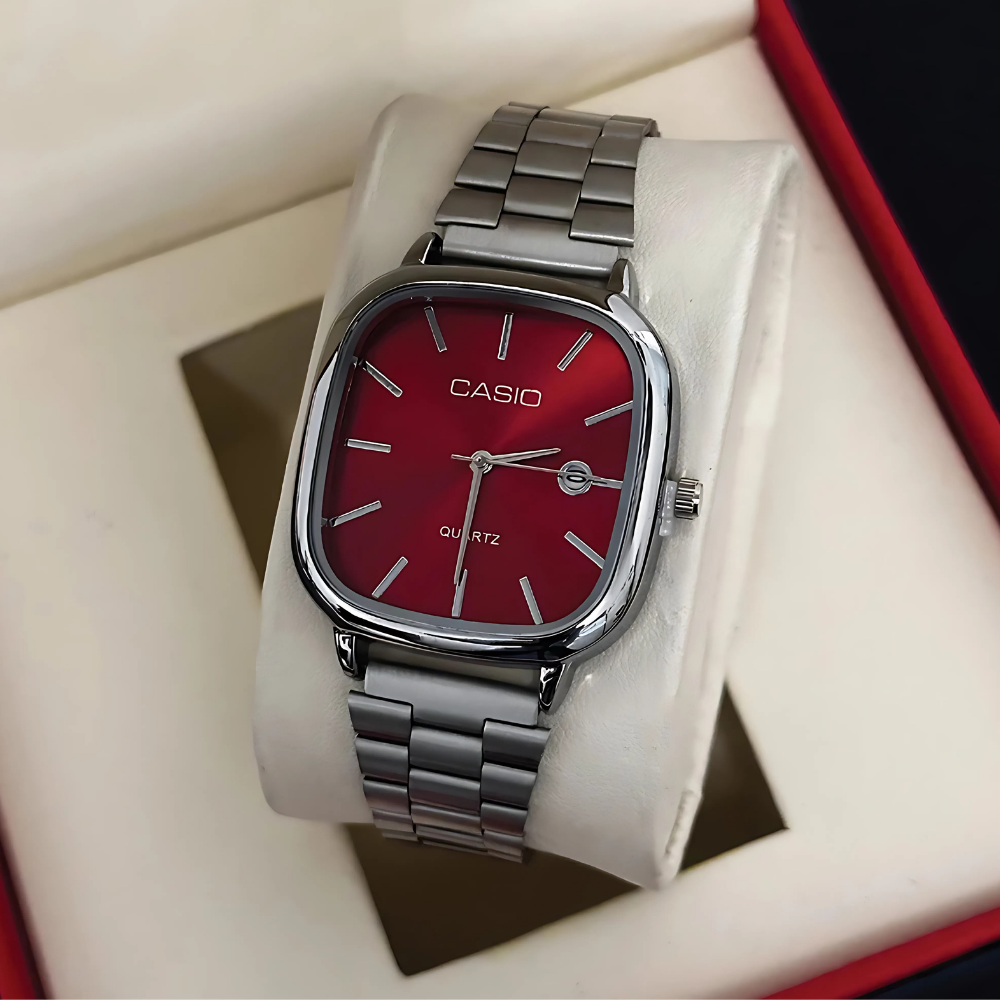 Casio Gri Vintage Saat Çam Yeşili