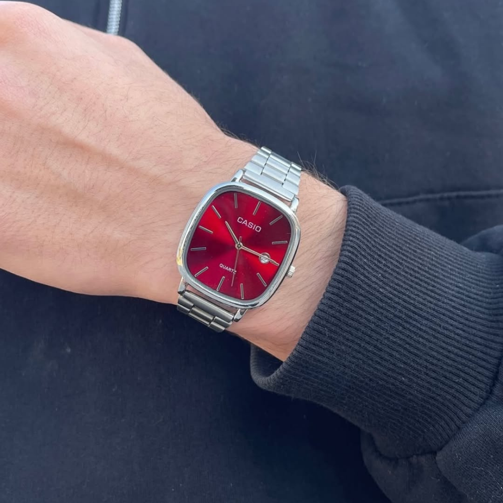 Casio Gri Vintage Saat Çam Yeşili