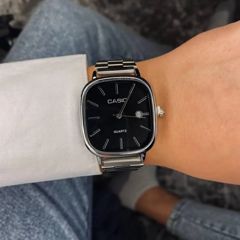 Casio Gri Vintage Saat Çam Yeşili