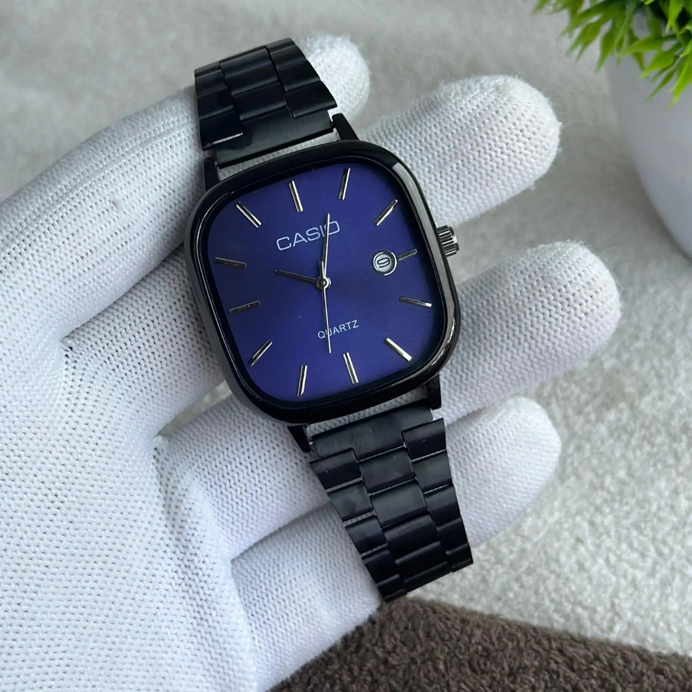 Casio Siyah Vintage Saat Çam Yeşili