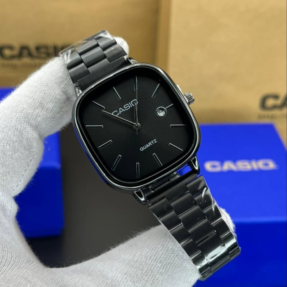 Casio Siyah Vintage Saat Çam Yeşili