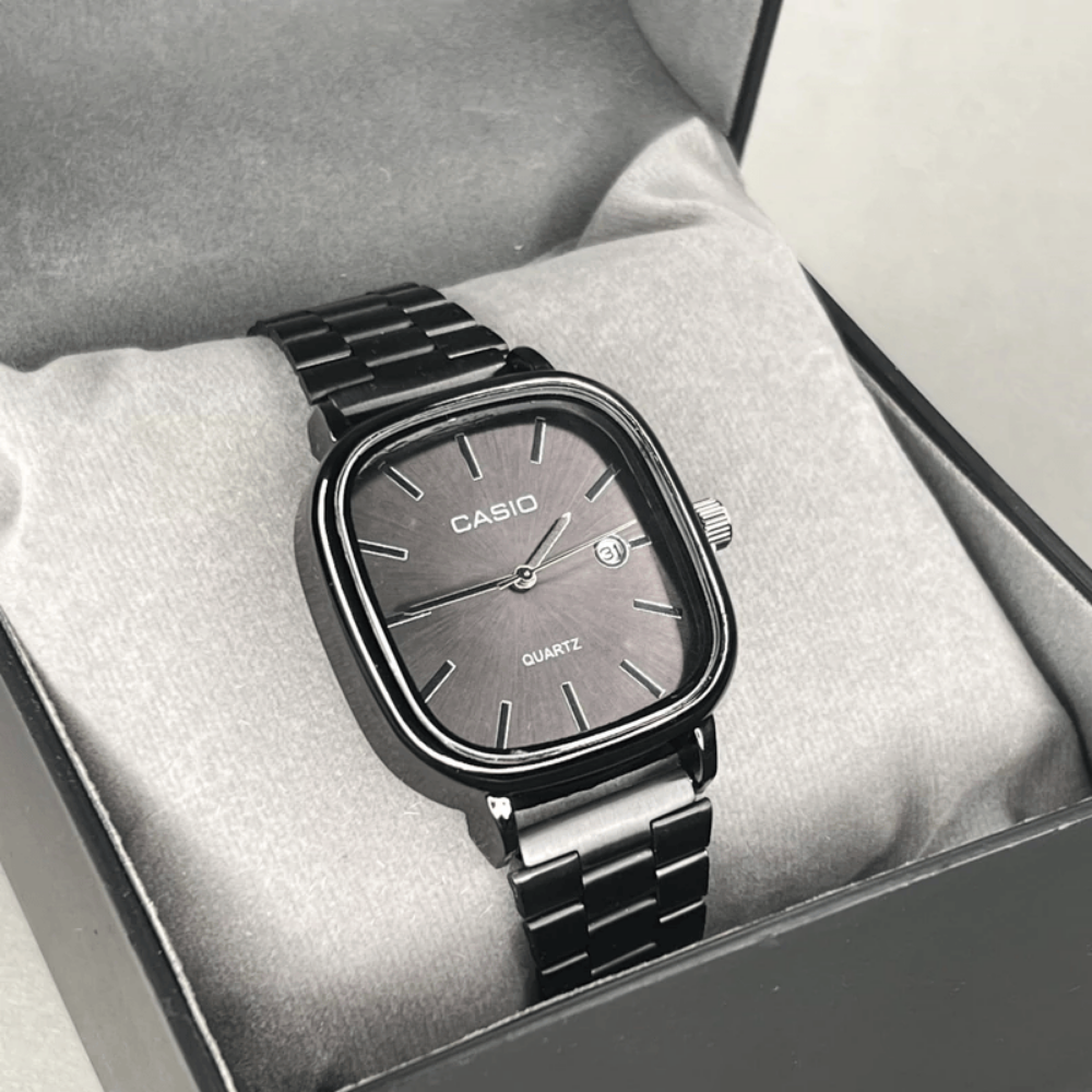 Casio Siyah Vintage Saat Çam Yeşili
