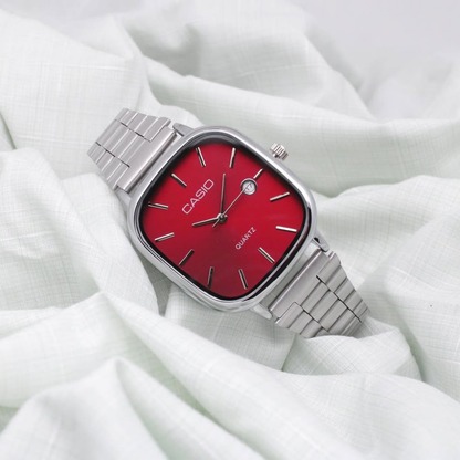 Casio Gri Vintage Saat Kar Beyazı