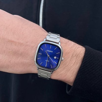 Casio Gri Vintage Saat Kar Beyazı