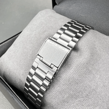Casio Gri Vintage Saat Kar Beyazı