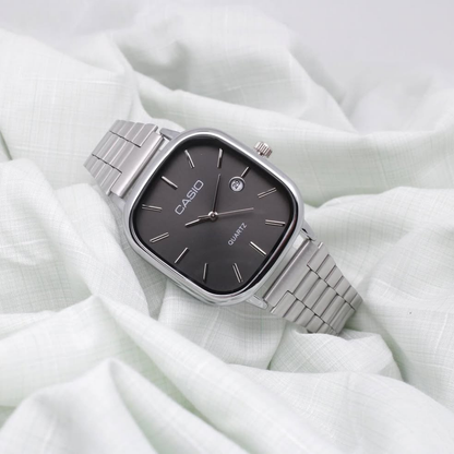 Casio Gri Vintage Saat Kar Beyazı