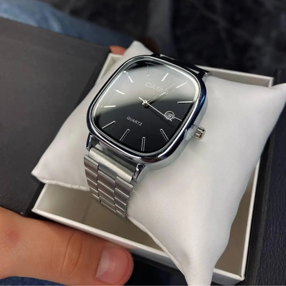 Casio Gri Vintage Saat Kar Beyazı