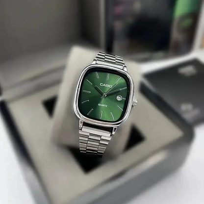 Casio Gri Vintage Saat Kar Beyazı