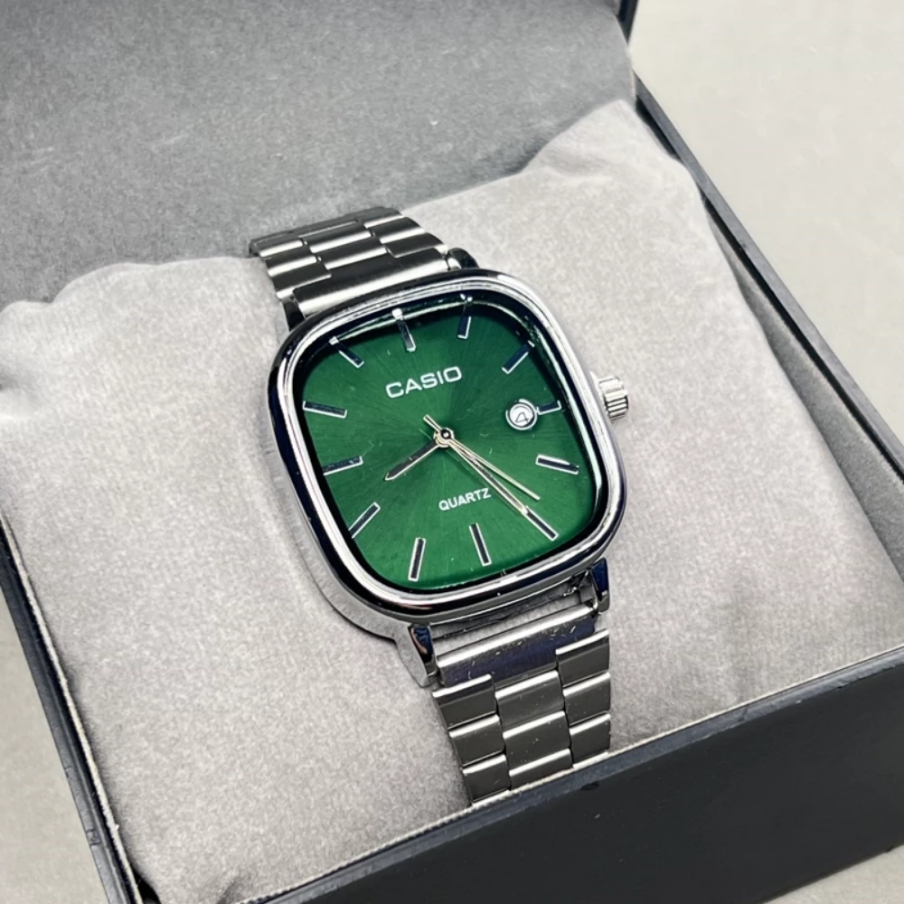 Casio Gri Vintage Saat Kar Beyazı
