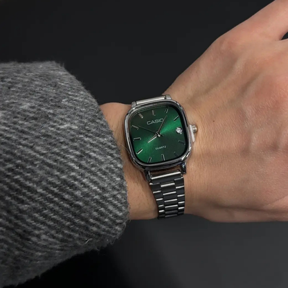 Casio Gri Vintage Saat Kar Beyazı