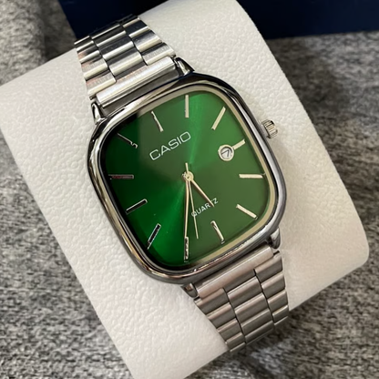 Casio Gri Vintage Saat Kar Beyazı