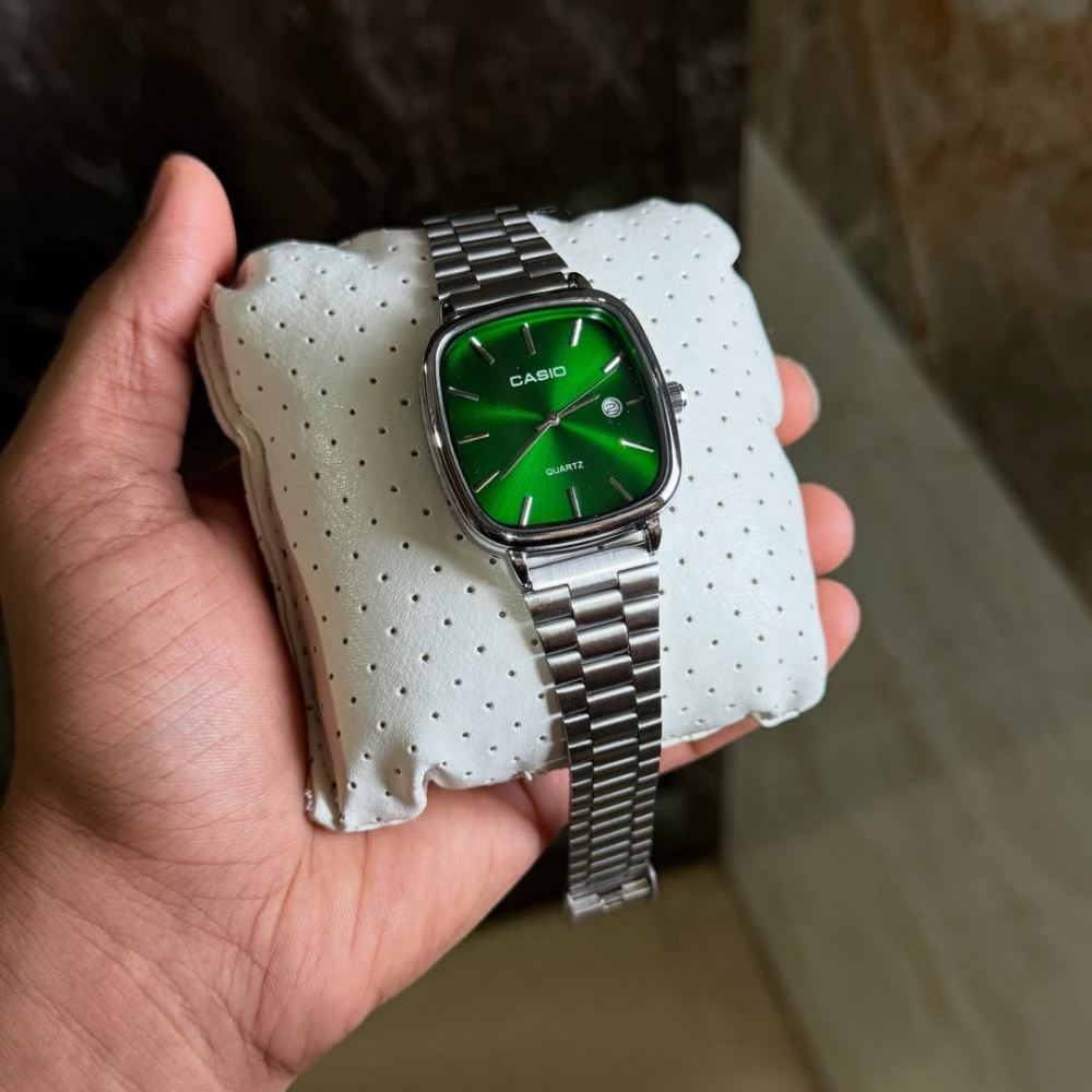 Casio Gri Vintage Saat Kar Beyazı